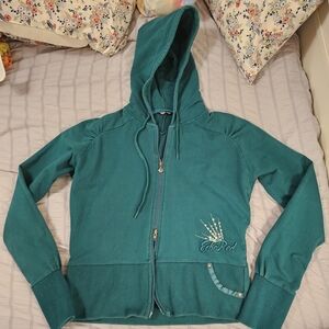 Eckored Teal Women's Hoodie